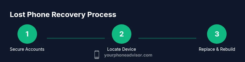 Process diagram of lost phone recovery