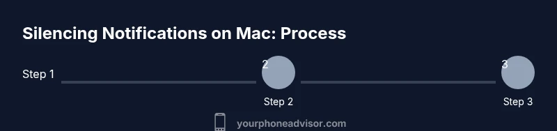 Process diagram for silencing Mac notifications