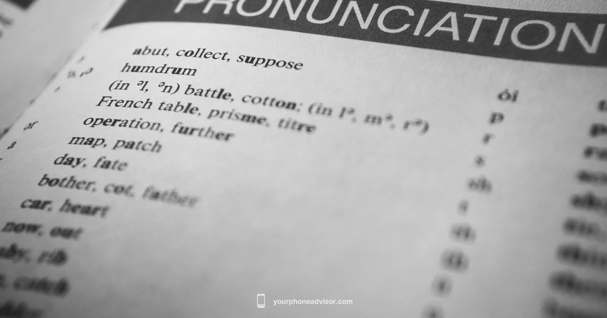 Phonetic Spelling Guide - Your Phone Advisor